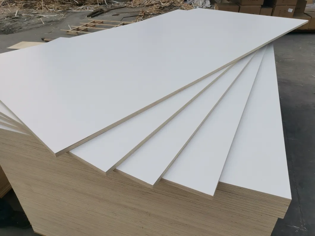UV High Gloss Waterproof Melamine Plywood For Furniture And Decoration suppliers